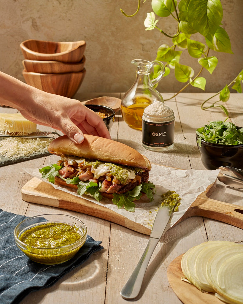 Caramelized Onion Steak Sandwich
